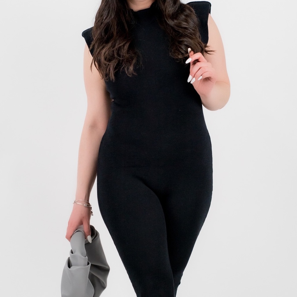 High neck jumpsuit